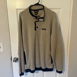 Patagonia Men's Shearling Button Pullover XXL